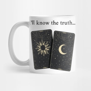 I'll know the truth tarot cards Mug